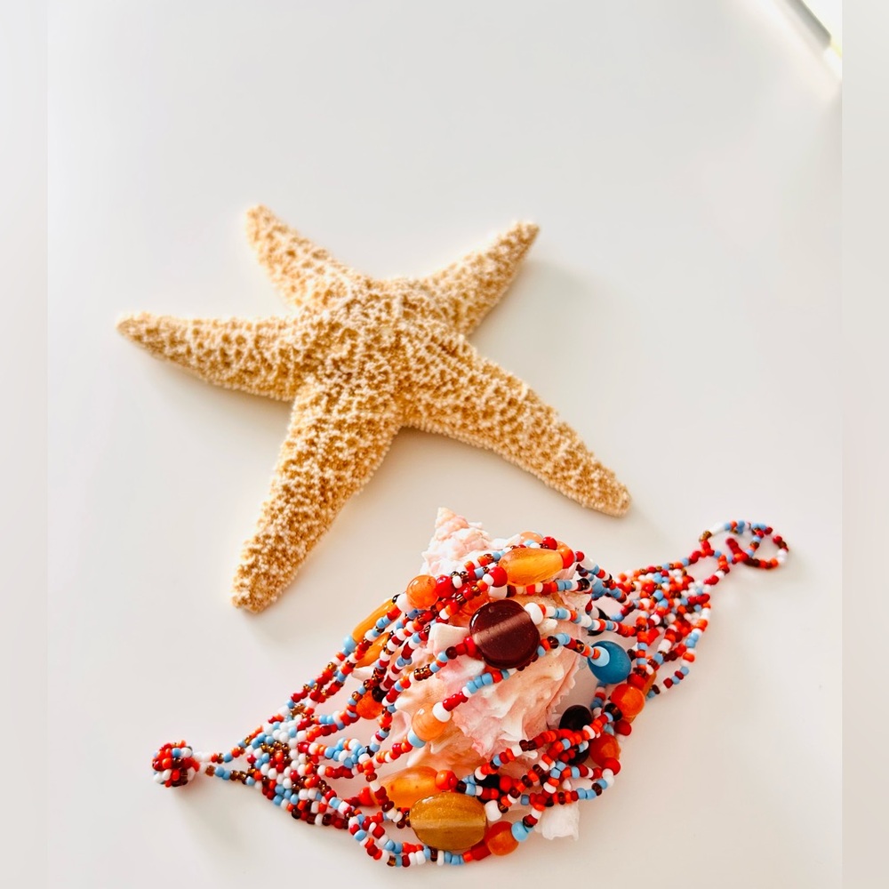 Handmade Colorful Beaded Spring/Summer Bracelet - Picture 2 of 4